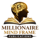 Logo for Millionaire Mind Frame Publications with a silhouette of a head, brain, and book.